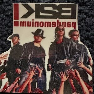 B2K Millennium Pop Art tattoo- Black & Red